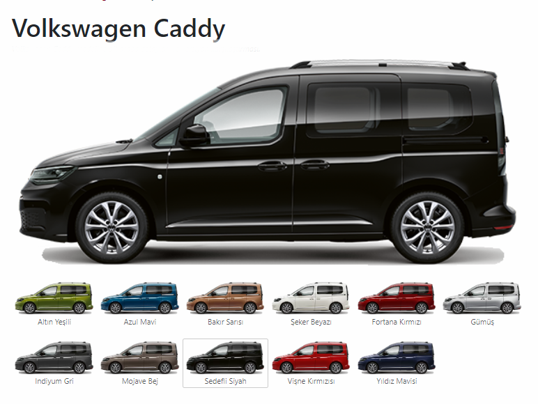 Volkswagen Caddy 2024 Engelli Araç Fiyatları