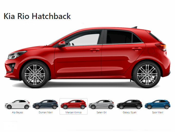 2024 Kia Rio Hatchback Fiyatları ve Özellikleri